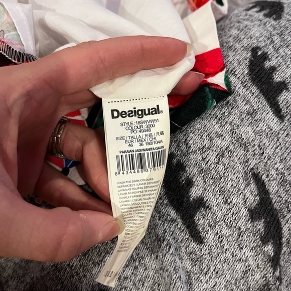 Desigual.woman.ANGELINA.dress.SS2018.18SWVW51-3000 size 46 - Picture 7 of 9